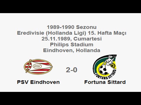 PSV Eindhoven 2-0 Fortuna Sittard 25.11.1989 - 1989-1990 Eredivisie Macthday 15