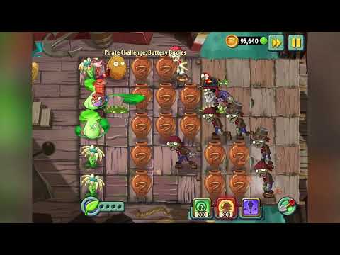 Plants vs zombies 2 / Vasebreaker / Pirate Challenge Pack / Buttery Birdies