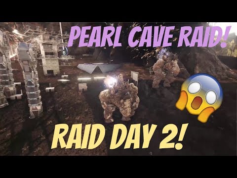 ARK SURVIVAL EVOLVED (UNOFFICIAL PC SERVER) ALPHA PEARL CAVE RAID Pt2
