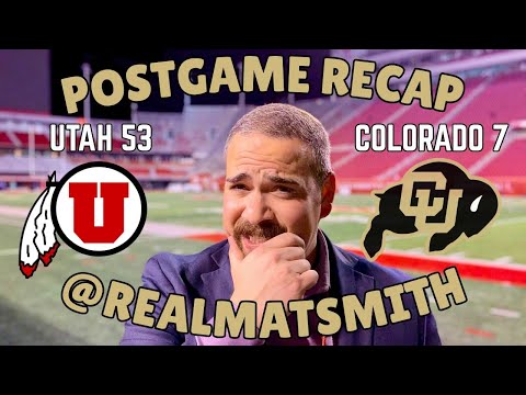 🦬 POSTGAME RECAP: Utah 53, Colorado 7