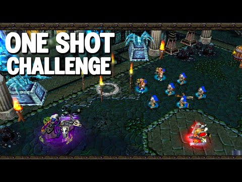 Can You One Shot The Scourge Dungeon Missions Challenge in Warcraft 3?