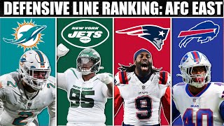 AFC EAST ROUNDTABLE: DEFENSIVE LINE RANKINGS 🏈 🔥