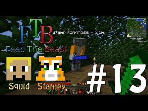 Feed The Beast #13 - Stampy Goes CRAZYY!!! - W/Stampylongnose