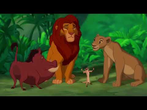 Il re leone - simba e nala si ritrovano