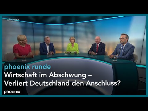 phoenix runde: "Wirtschaft im Abschwung – Verliert Deutschland den Anschluss?"