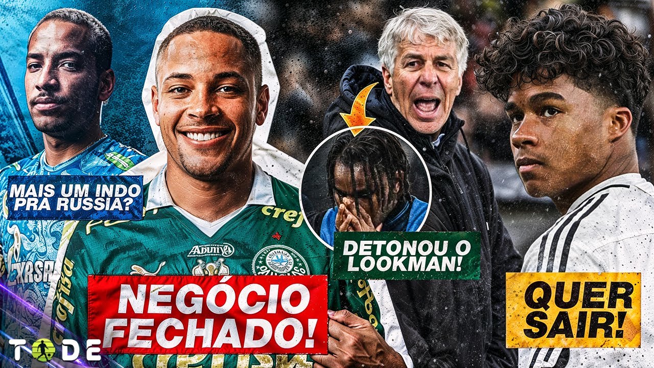 ENDRICK QUER DEIXAR O REAL l PALMEIRAS ACERTA COMPRA DE VITOR ROQUE l M. PEREIRA no ZENIT E +