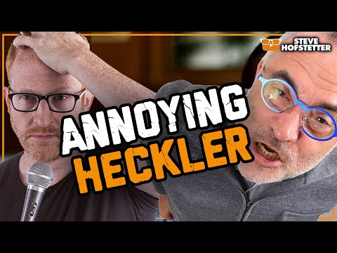Heckler Keeps Interrupting