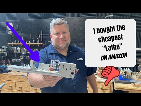 I bought the cheapest lathe on amazon and tested it!