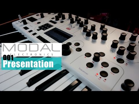 Modal Electronics 001 Hybrid Digital / Analog 2-Voice Synthesizer 2010s - White image 9