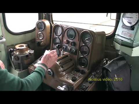 In cabina ALn 668.124 al suo ultimo viaggio con BISCIONE B2