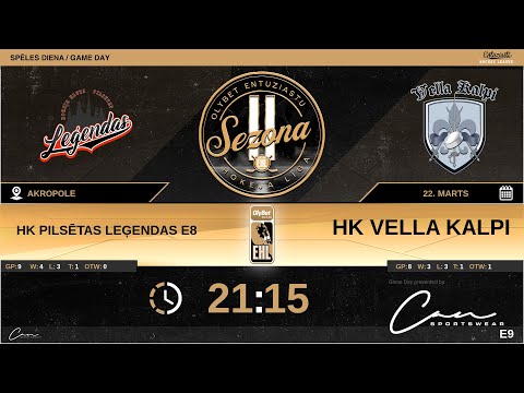 2022 03 22 HK Pilsētas Leģendas E8 - HK Vella Kalpi