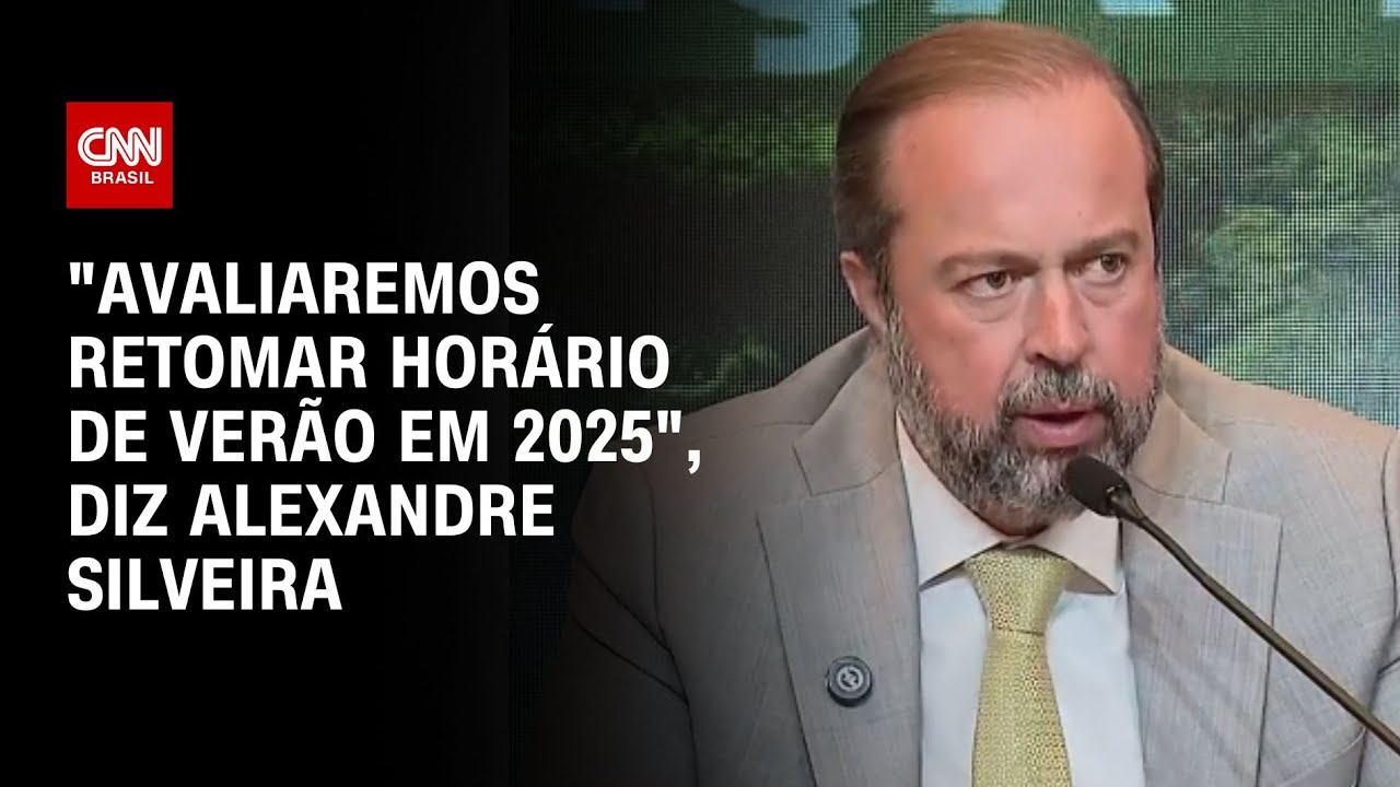 "Avaliaremos retomar horário de verão em 2025", diz Alexandre Silveira | BASTIDORES CNN