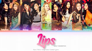 Girls’ Generation (少女時代) Lips Color Coded Lyrics (Kan/Rom/Eng)