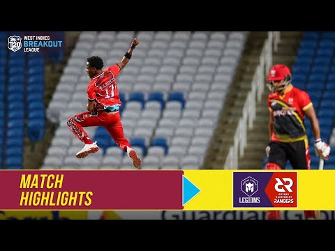 Highlights | Trinidad & Tobago Legions v Guyana Rainforest Rangers | West Indies T20 Breakout League