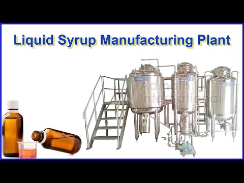 Syrup Preparation Plant