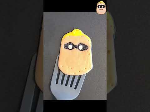 Disney Emojis Pancake Art - Mr. Incredible#shorts