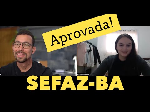 Ela foi aprovada como Auditora da SEFAZ-Bahia sem achar que ia passar | Entrevista Vitoria Juvêncio