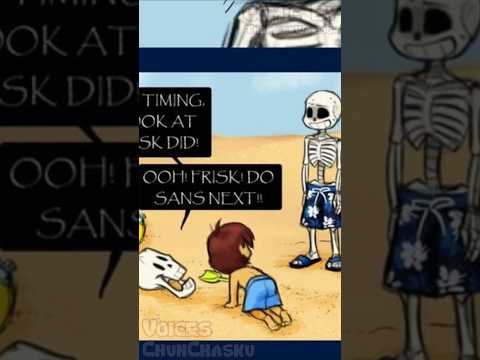 Papyrus Gets Buried In The SAND! (Undertale Comic Dub) #undertale #shorts