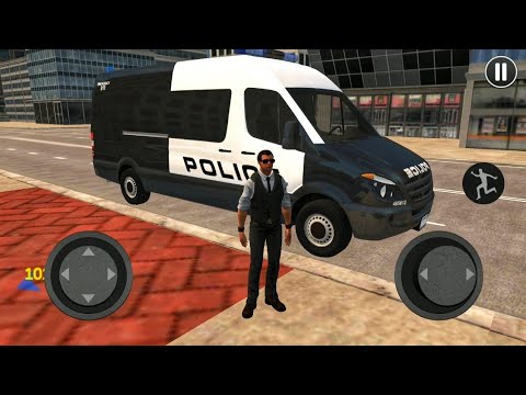 American Police Van Driving   Offline Game No WiFi : Android Games