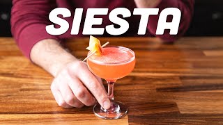 The SIESTA cocktail. It's a fiesta for your mouth