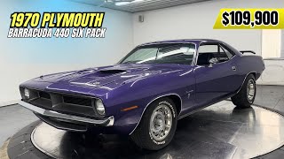 Video Thumbnail for 1970 Plymouth Barracuda
