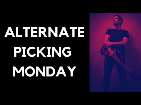 Do you have trouble synchronizing your hands when alternate picking? TRY THIS