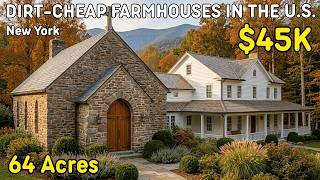 10 Dirt Cheap MOVE-IN READY Houses in New York — Incredible Real Estate Finds with Acreage