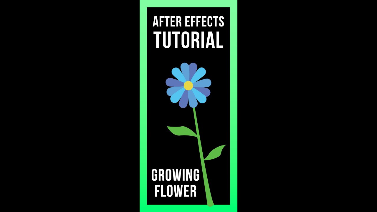 After Effects Tutorial - Flower  (under 75 seconds!)