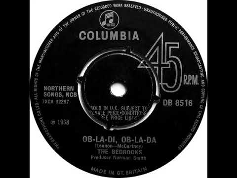UK New Entry 1968 (257) The Bedrocks - Ob-La-Di, Ob-La-Da