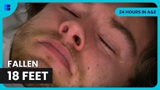 Builder Falls 18 Feet From Scaffolding Onto Concrete | 24 Hours in A&E