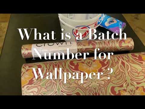 Wallpaper Batch Number & Why it Matters