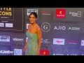 Vani Kapoor Looking Gorgeous Reached With Shiny Blue Outfit Pinkvilla Style Icons Award