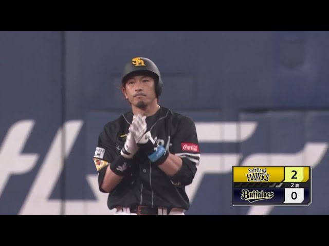 【2回表】ホークス・松田 追加点となるタイムリーを放つ!! 2021/3/30 B-H