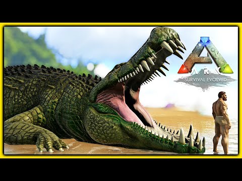 Our Most Powerful Creature - Deinosuchus Taming - Ark - Caballus Map - Ep 6!