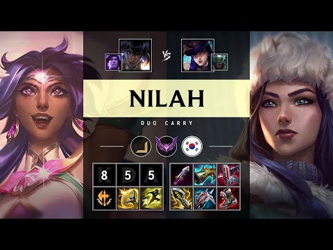 Nilah ADC vs Caitlyn - KR Master Patch 25.08