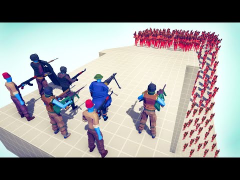 TURKEY ARMY SOLDIER vs 100x UNITS - Totally Accurate Battle Simulator TABS