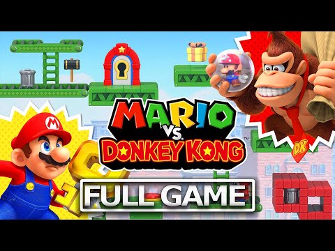 MARIO VS DONKEY KONG REMAKE Full Gameplay Walkthrough / No Commentary【FULL GAME】HD