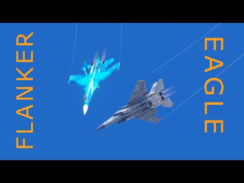 Su-27 vs F-15 Narrated with Cobra Kill [DCS]
