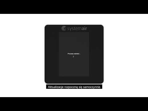 Systemair SAVE | Aktualizacja dotykowego panelu sterowania HMI oraz centrali - zdjęcie