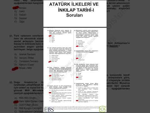 Atatürk İlkeleri ve İnkilap Tarihi  I Soru 56 #sohort #shortsvideo