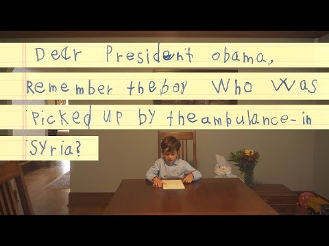 小男孩給歐巴馬總統的一封信：我們會給他一個家 Dear President Obama: "We Will Give Him a Family"