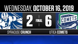 Crunch vs. Comets | Oct. 16, 2019