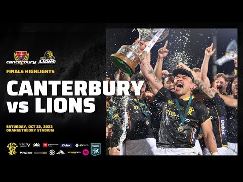 2022 NPC | Finals Canterbury v Wellington Lions Highlights