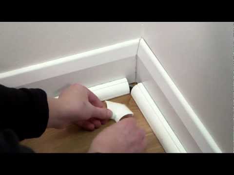 D-Line 22x22mm Quarter Round Trunking Clip-Over How-to-Installation Video