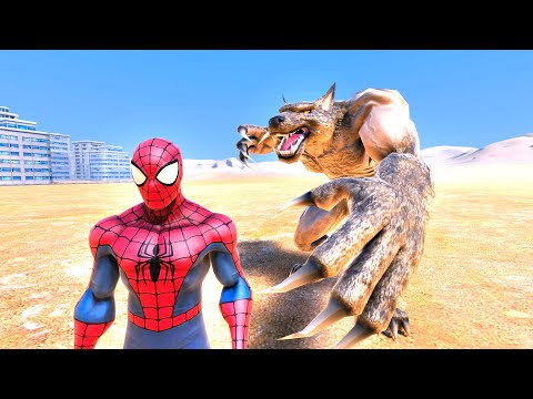 100 KURT ADAM VS 100 SPIDERMAN 😱 - Süper Kahramanlar