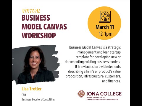 , title : 'Business Model Canvas Workshop with Lisa Tretler (CEO: Business Boosters Consulting)'