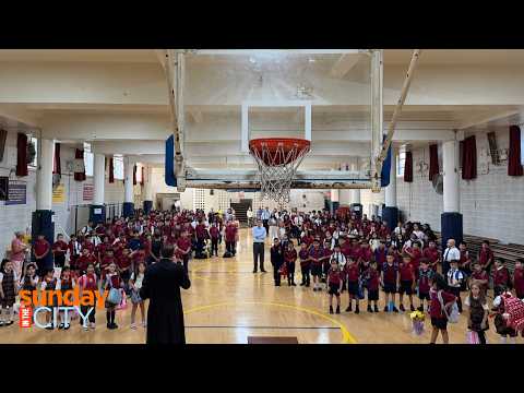 VIDEO: After Closure St. Bart Students Join St. Joan of Arc