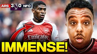Arsenal DESTROY Forest! Mosquera WOW! | Arsenal 3-0 Nottingham Forest