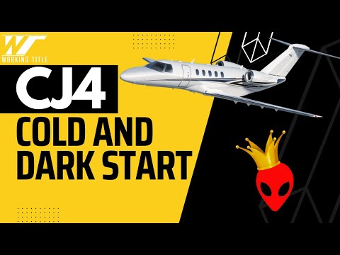 MSFS2020 - Cold & Dark Start to Taxi - Working Titles CJ4