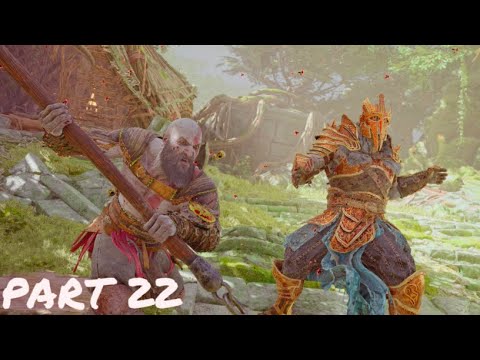 GOD OF WAR RAGNAROK PS5 Walkthrough Gameplay Part 22 FISKE BOSS FIGHT